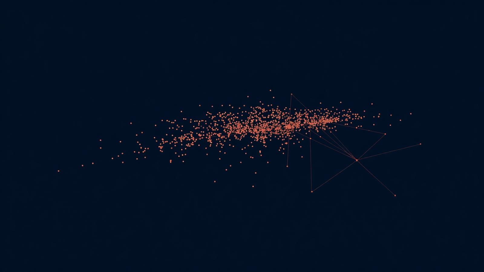 Abstract geospatial data visualization